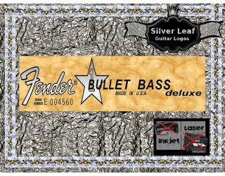 Fender Bullet Bass Deluxe Guitar Decal Waterslide #74s